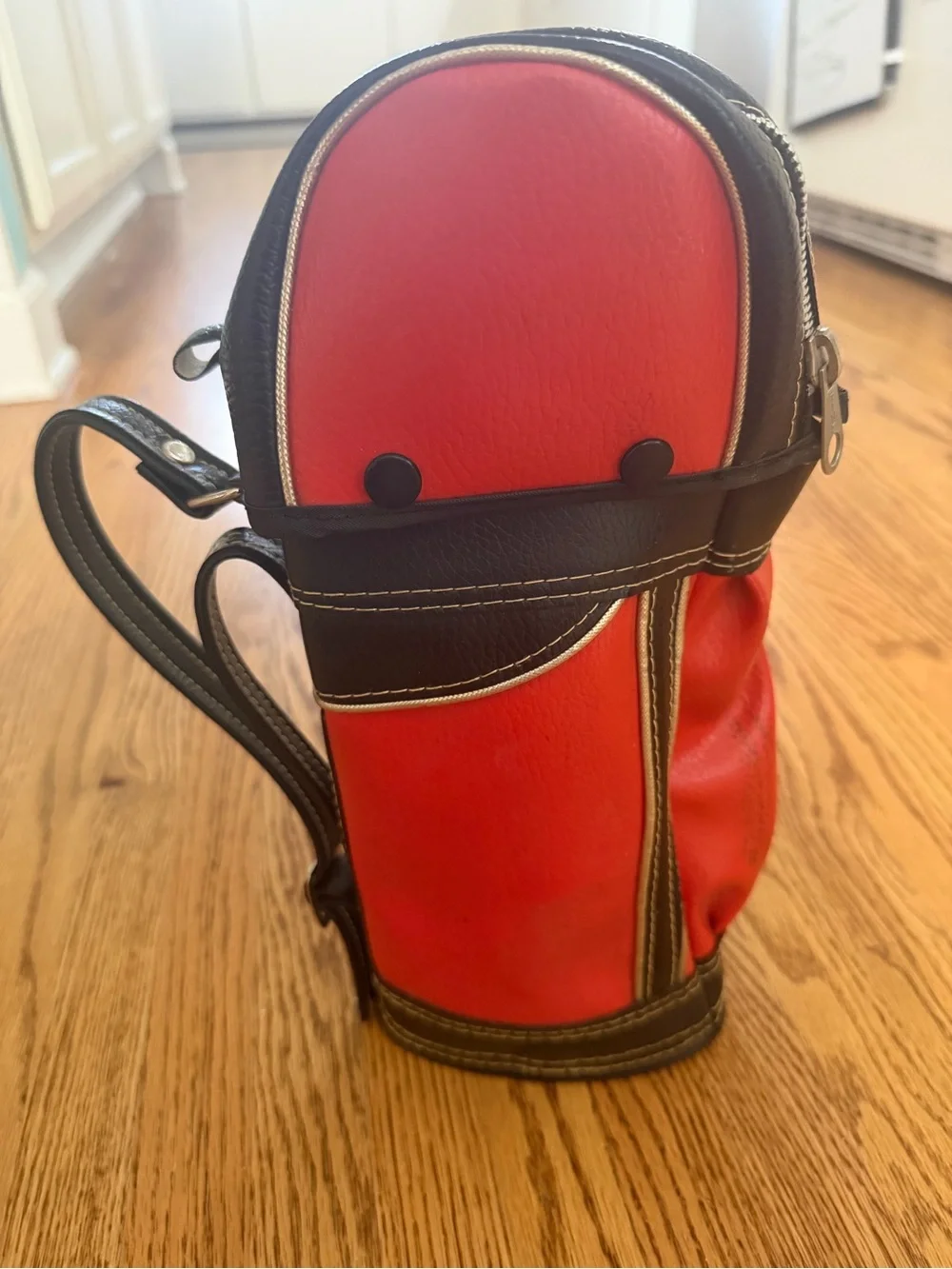 Men's Red and Black Messenger Sling Bag
